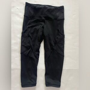 Lululemon Cropped Ruched Back Leggings size 4